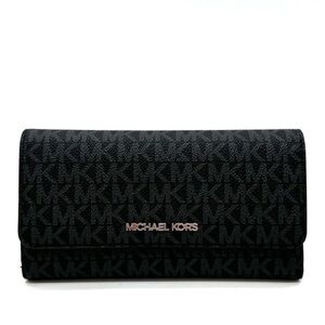 Michael Kors Large Trifold Wallet Black